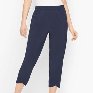 T by Talbots Lightweight Stretch Wrap Hem Crops. Wrinkle resistant 4-way stretch